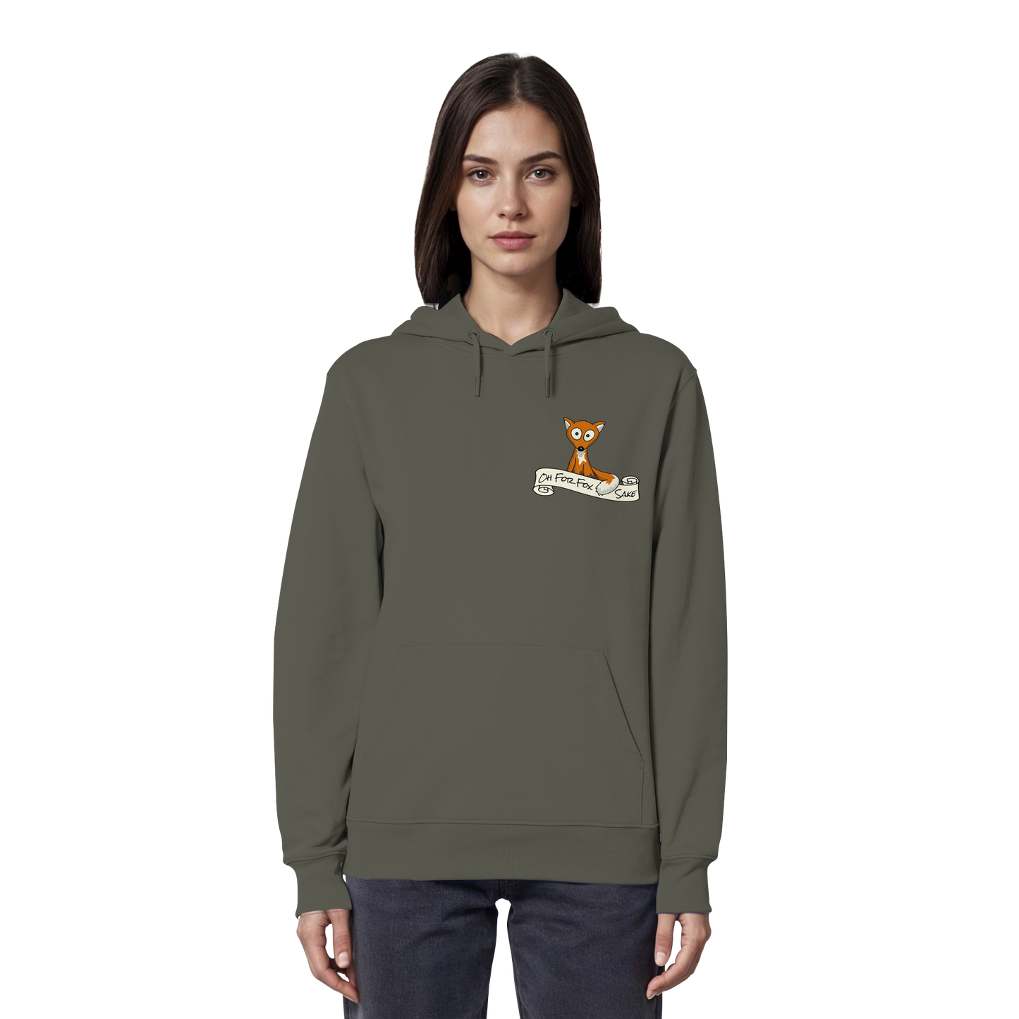 Oh For Fox Sake – Um Fuchses Willen - Organic Hoodie