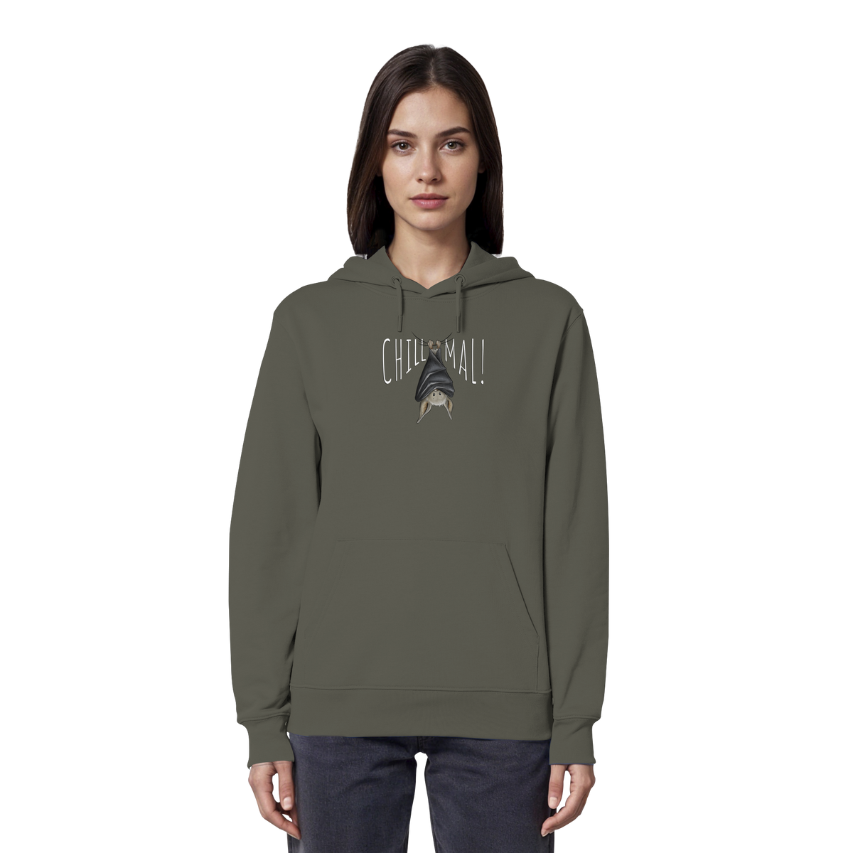 Chill Mal gemütliche Fledermaus - Organic Hoodie