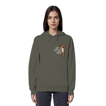 Get Otter Here | Lustiger Otter Kalauer - Organic Hoodie