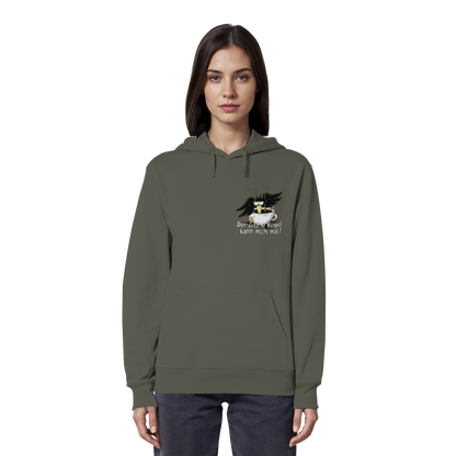Der frühe Vogel kann mich mal | Kaffee Rabe - Organic Hoodie
