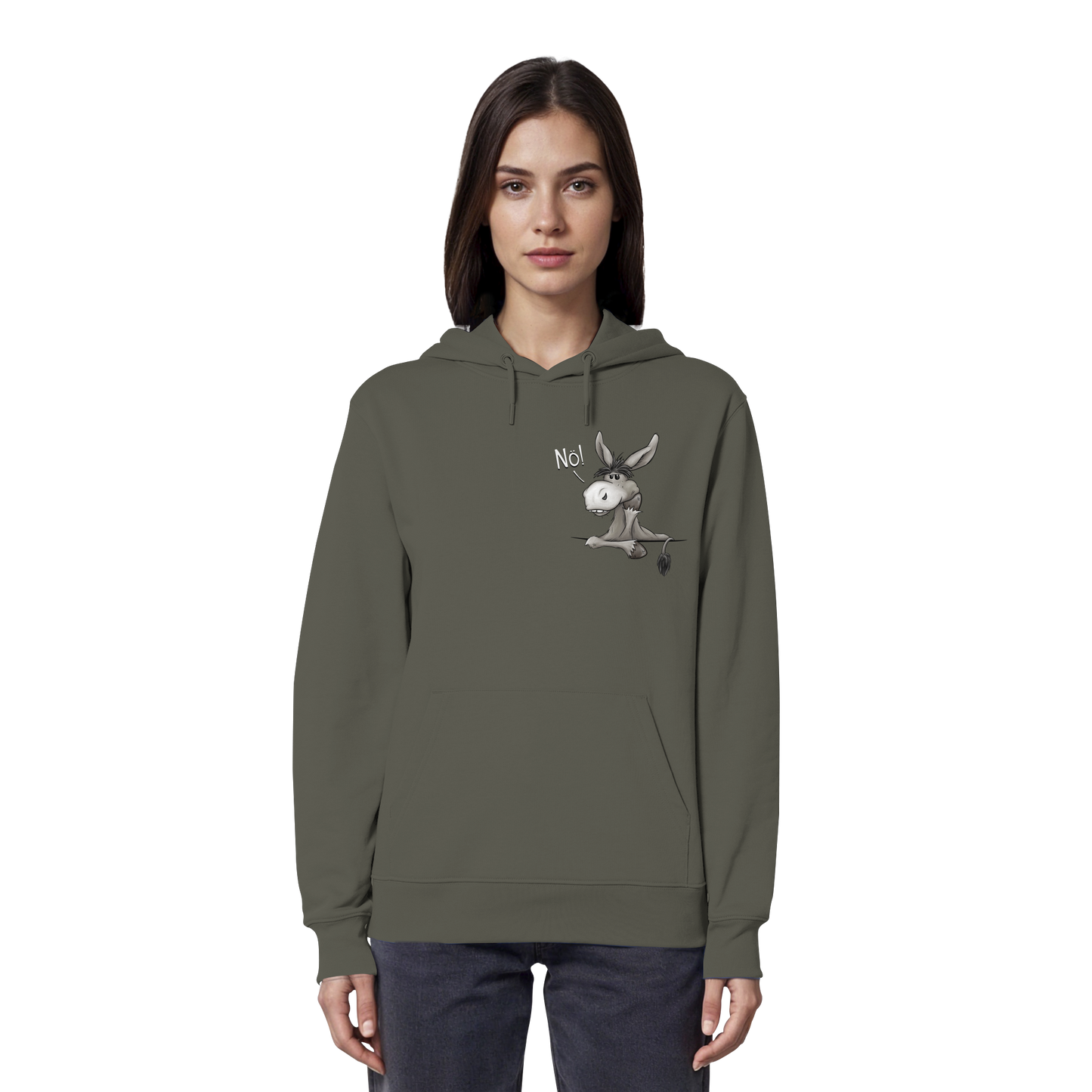 Nö! Störrischer Esel - Organic Hoodie
