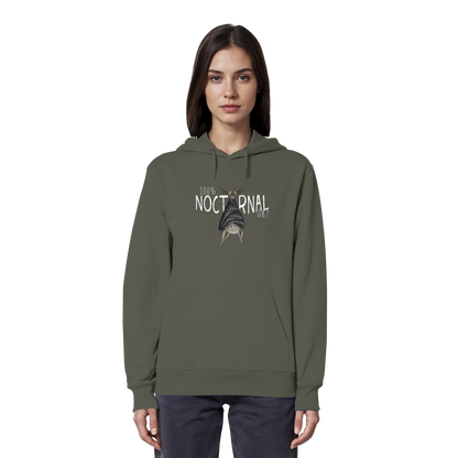 100% nachtaktive Fledermaus - Organic Hoodie