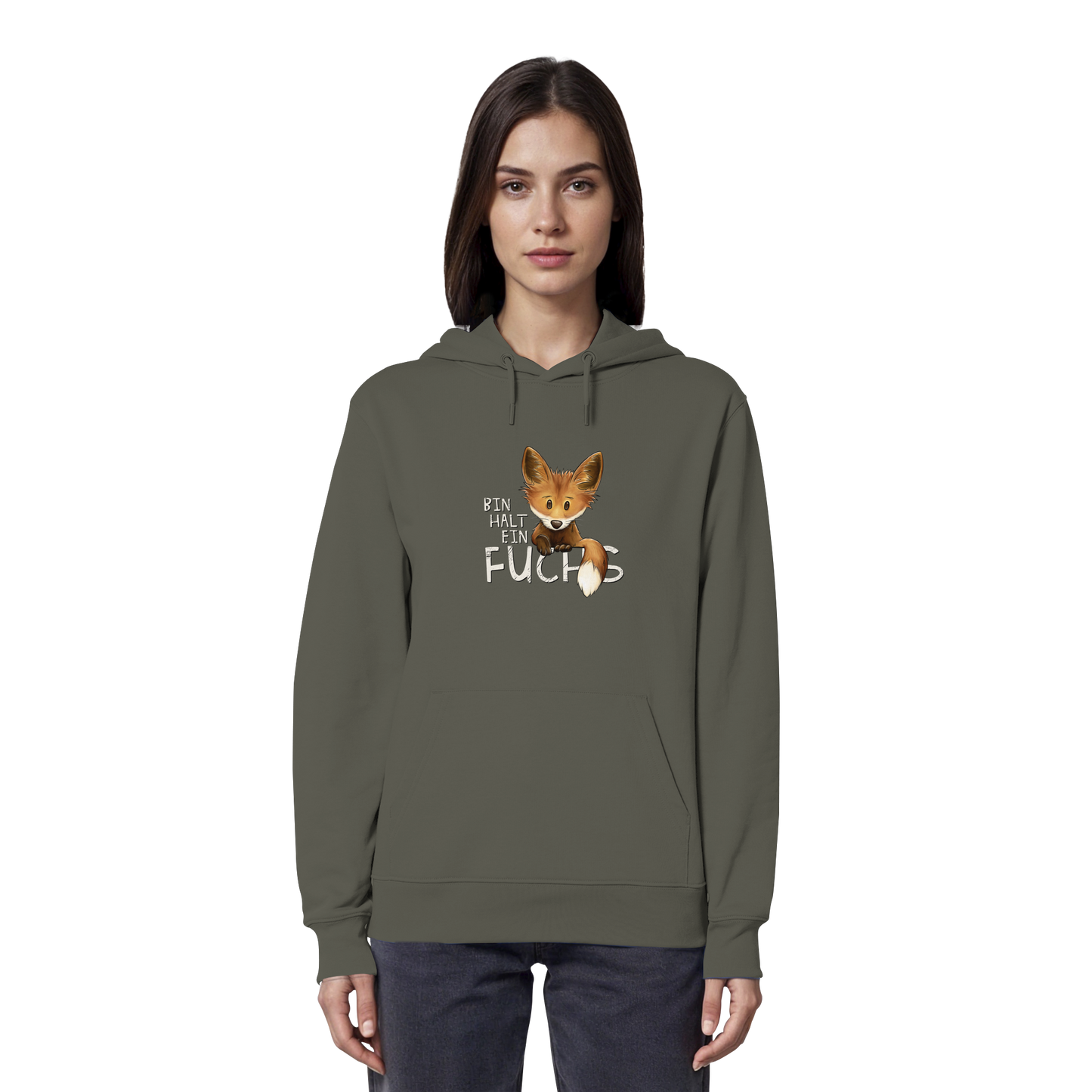 Bin halt ein Fuchs - Organic Hoodie