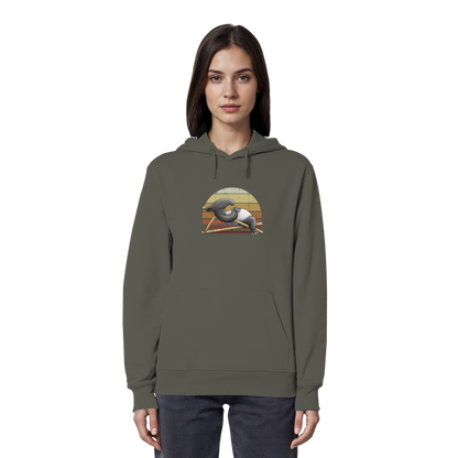 Lässiger Retro Sundown Tapir - Organic Hoodie