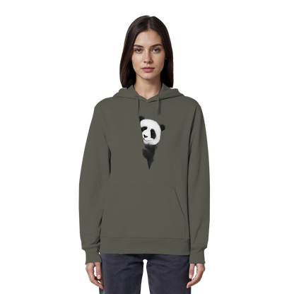 Panda Bär Illustration - Organic Hoodie