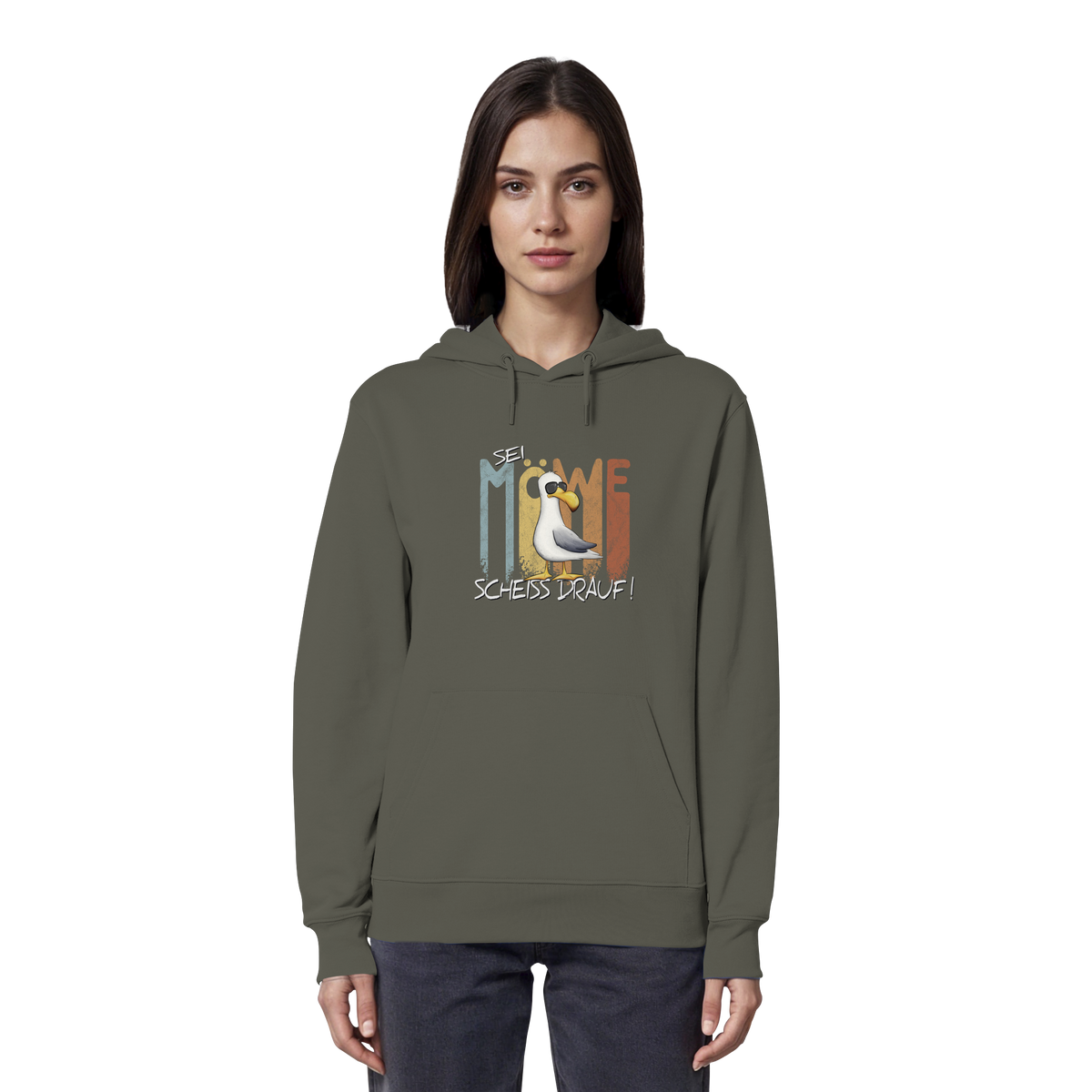 Sei Möwe Scheiß Drauf  - Organic Hoodie