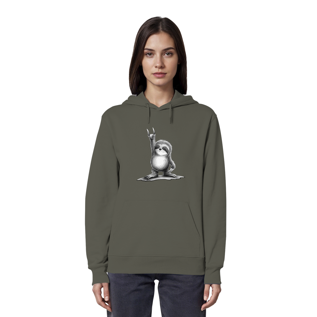 Rock On Party Faultier - Organic Hoodie