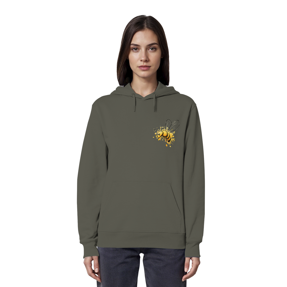 Lässige kleine Honig-Biene - Organic Hoodie