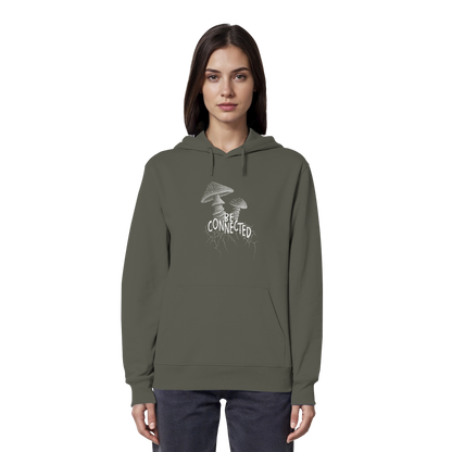 Be Connected Panther-Pilz - Organic Hoodie