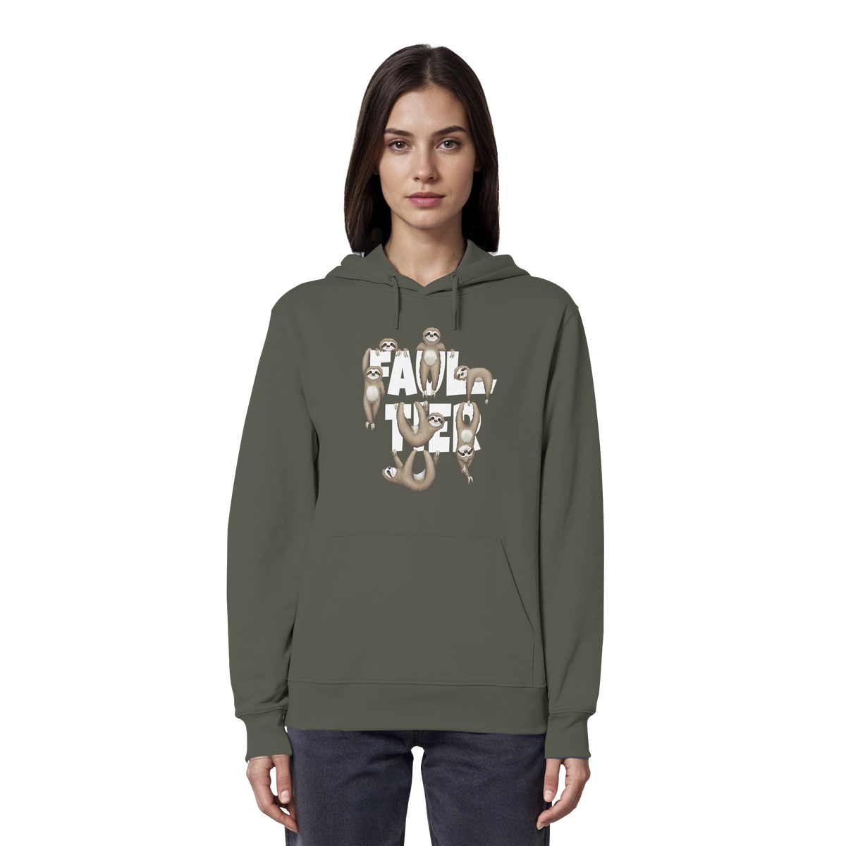 Viele gechillte Faultiere - Organic Hoodie