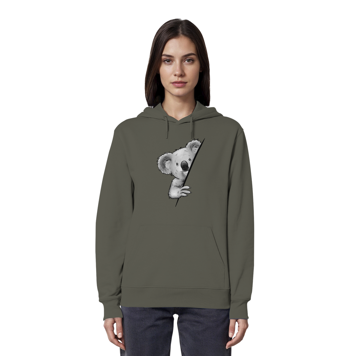 Koala Bär Illustration - Organic Hoodie