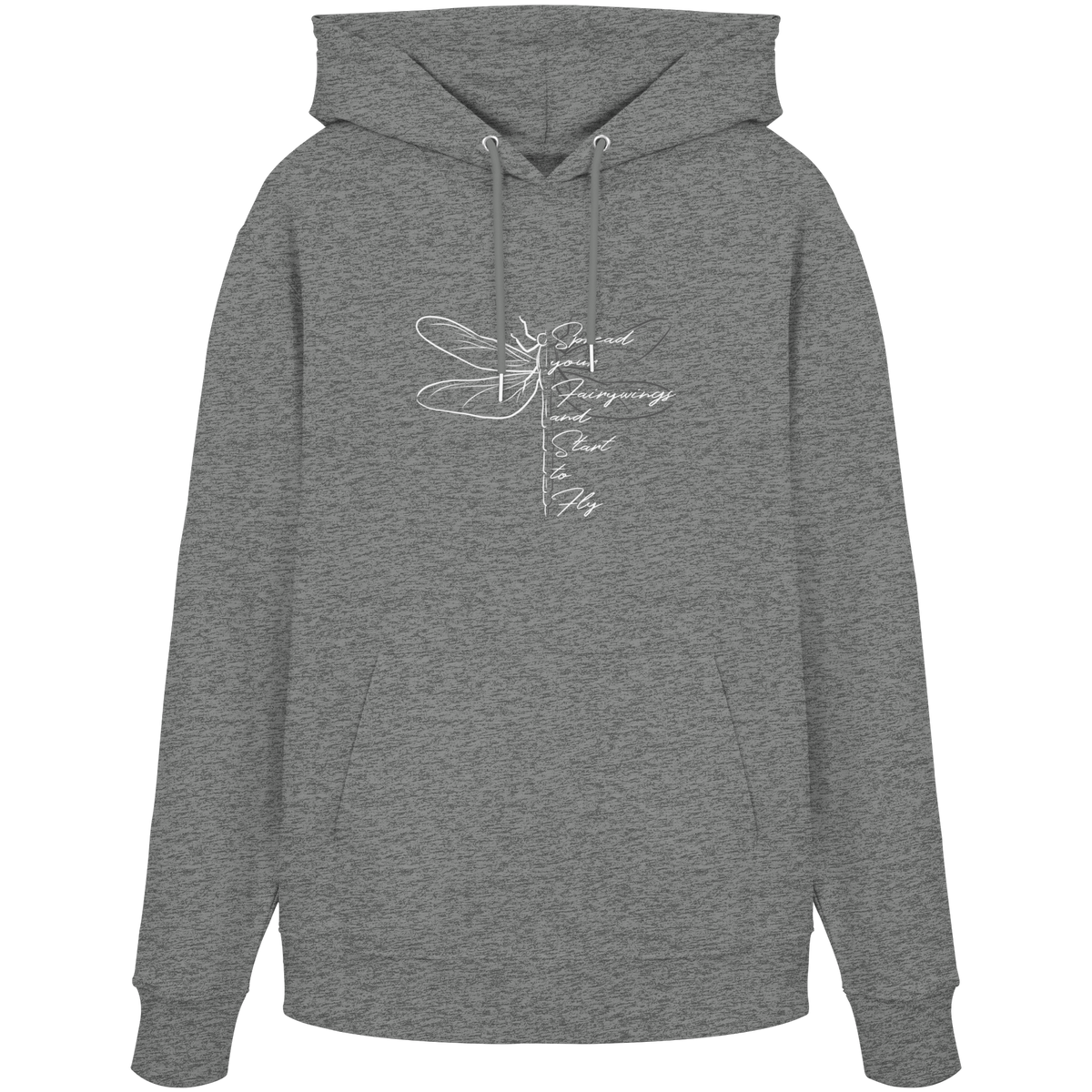 Breite die Flügel aus und flieg los | Libelle - Organic Hoodie