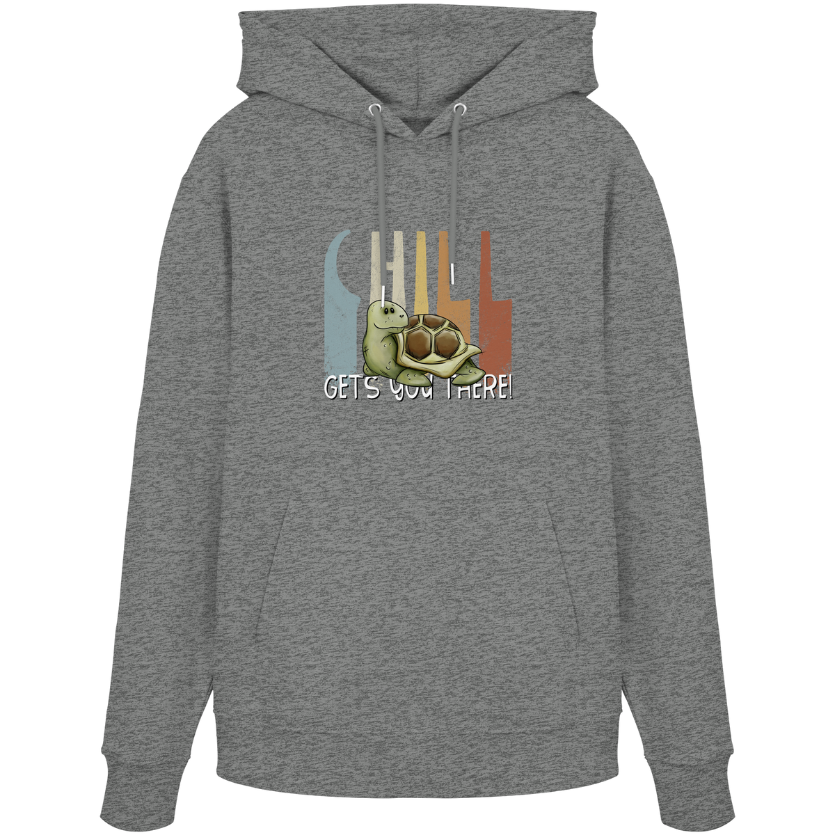 Gechillt gemütliche Schildkröte - Organic Hoodie