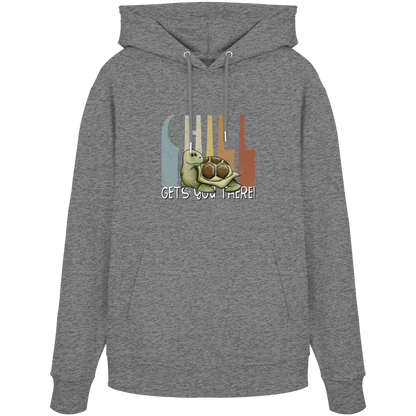 Gechillt gemütliche Schildkröte - Organic Hoodie