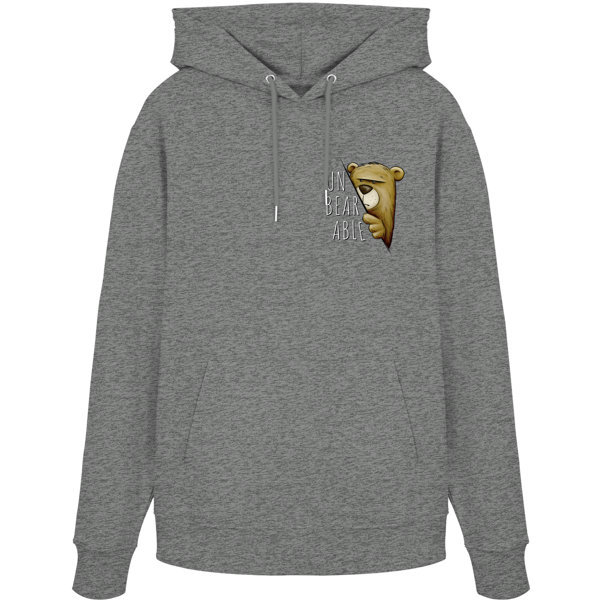 Unbearable – Unerträglich Bär - Organic Hoodie