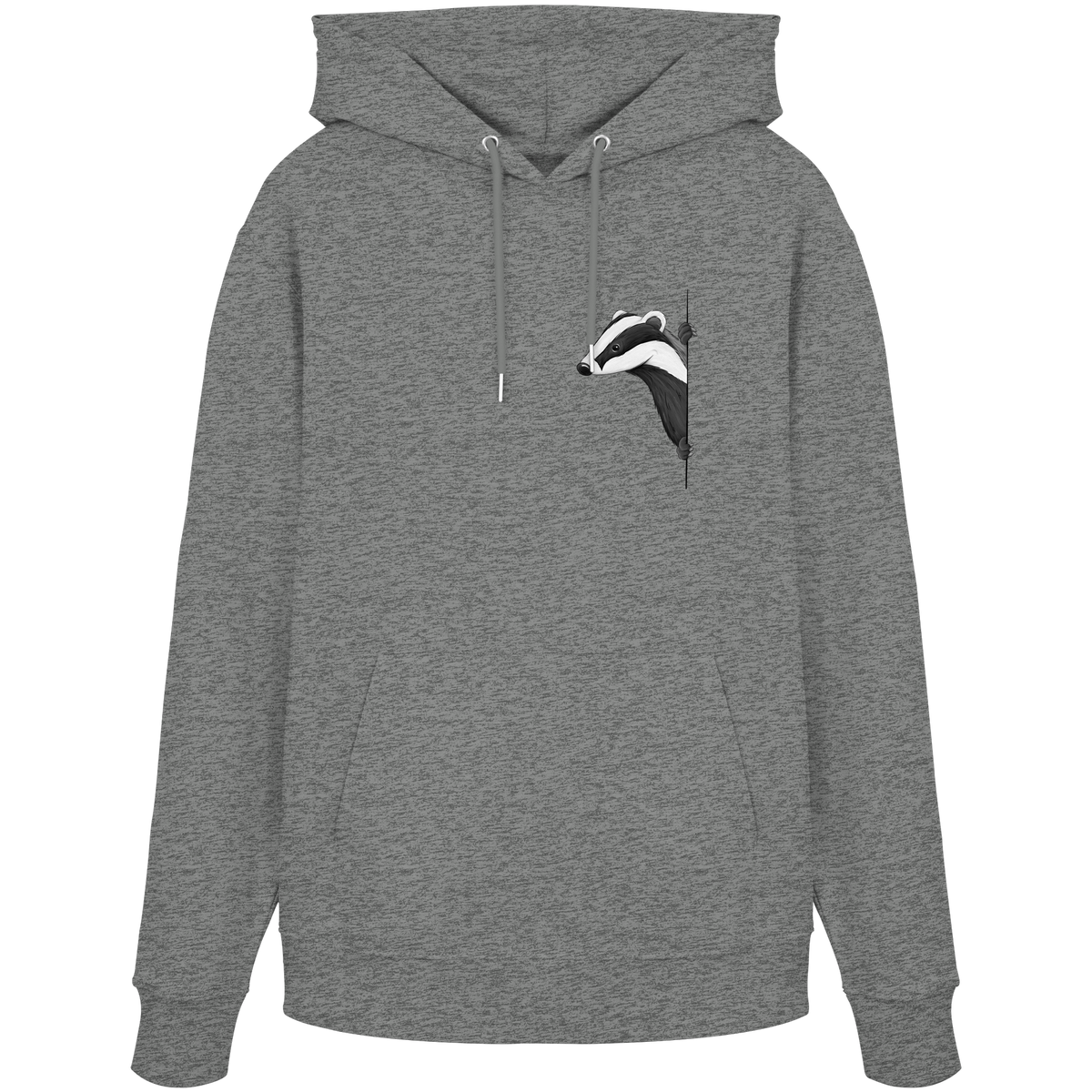 Lässiger Dachs Meister Grimbart - Organic Hoodie