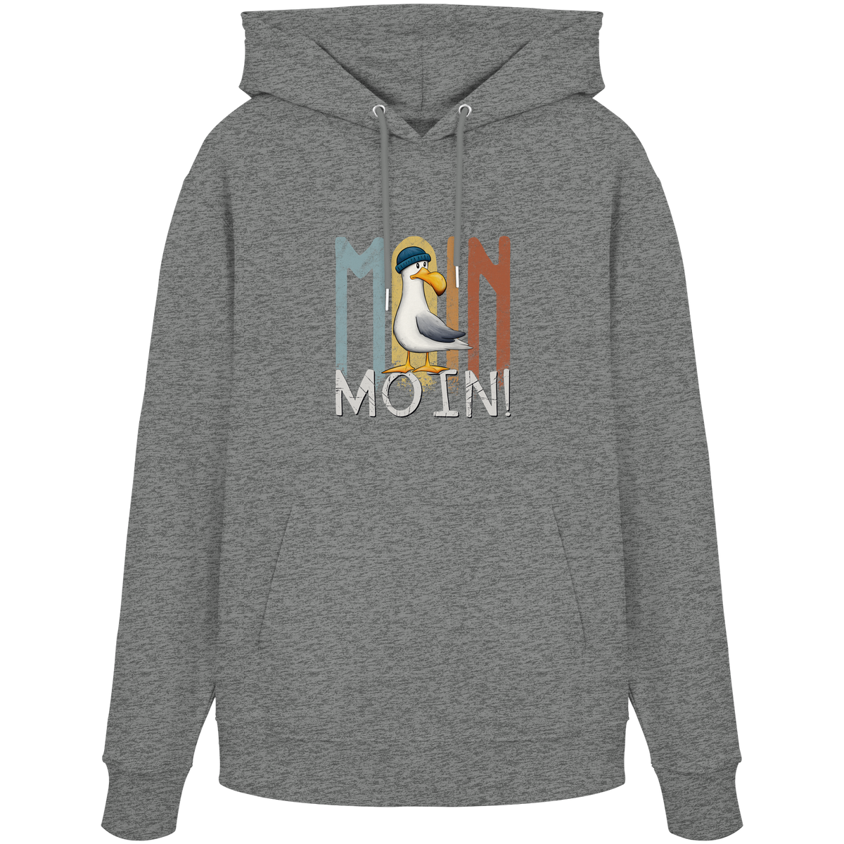 Moin Moin norddeutsche Möwe - Organic Hoodie