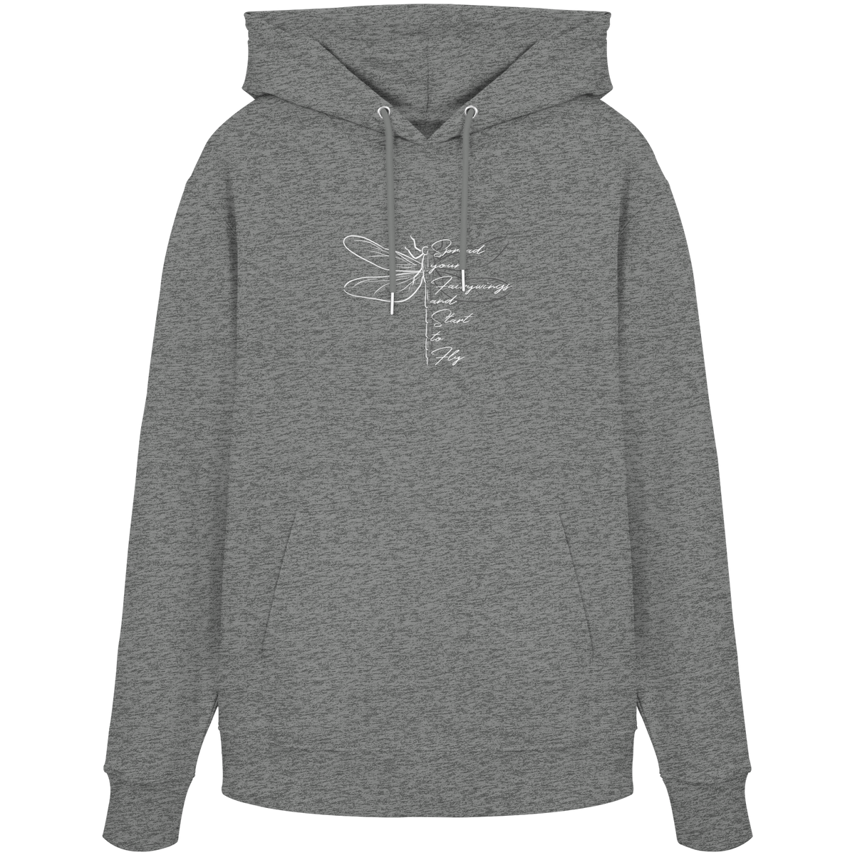 Breite die Flügel aus und flieg los | Libelle - Organic Hoodie