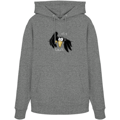 Joa Läuft Krähe gechillter Rabe - Organic Hoodie