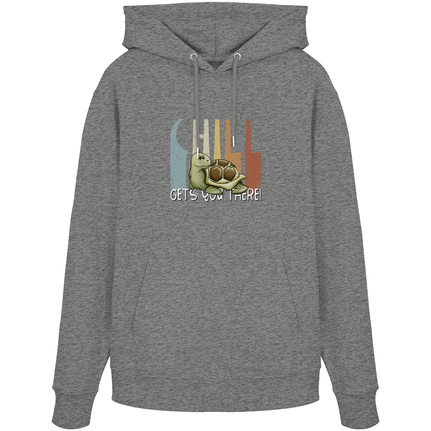 Gechillt gemütliche Schildkröte - Organic Hoodie