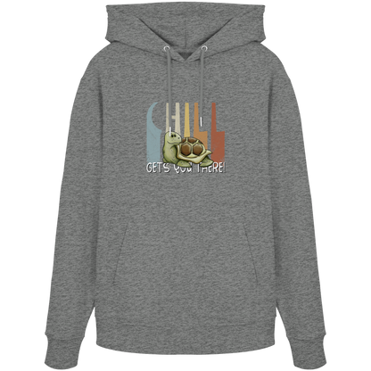 Gechillt gemütliche Schildkröte - Organic Hoodie