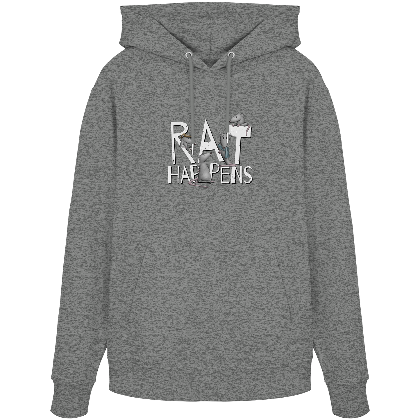 Rat Happens Ratten - Organic Hoodie