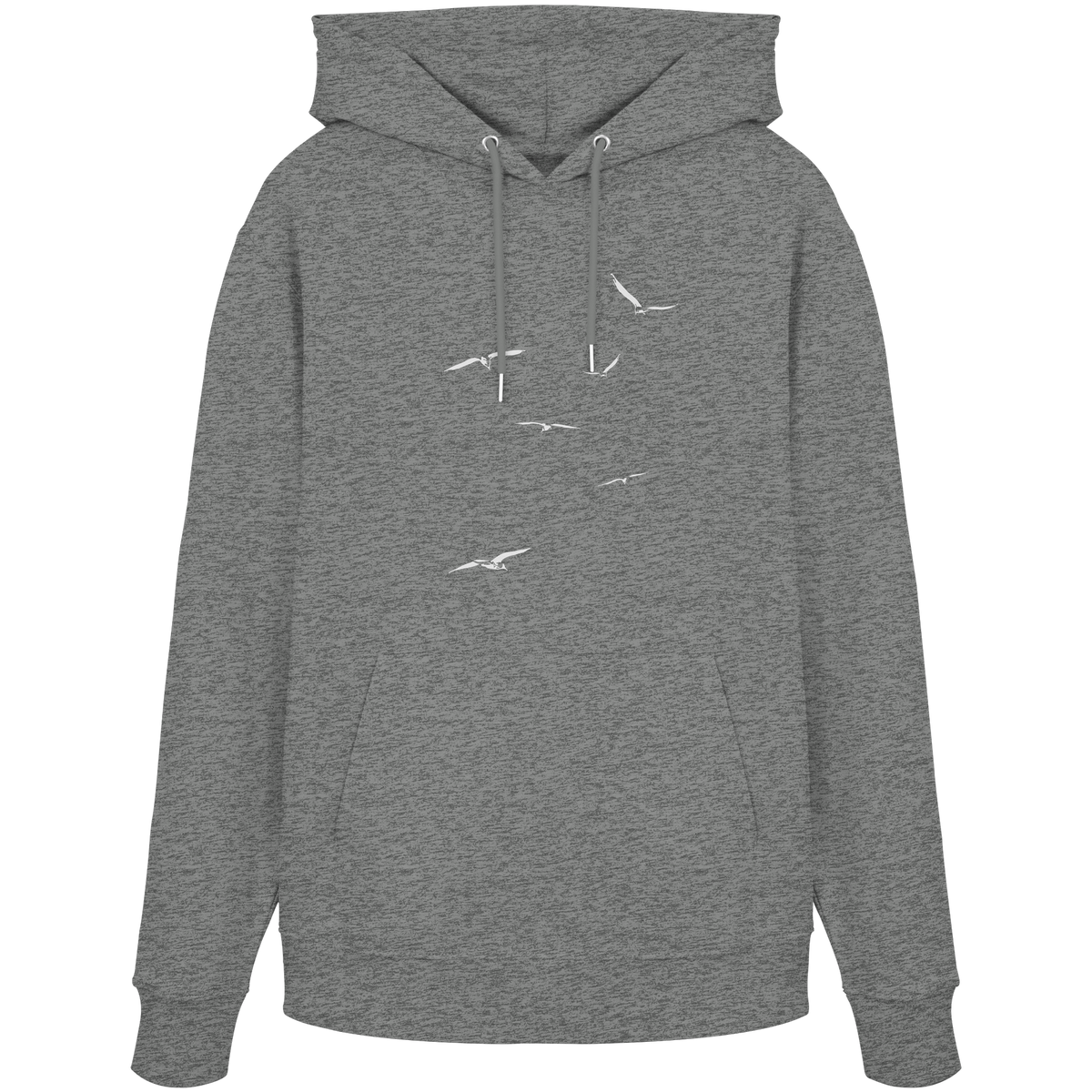 Vogelschwarm – Traum vom Fliegen - Organic Hoodie