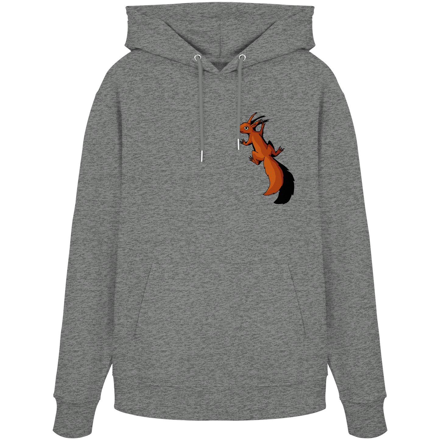 Süßes Eichhörnchen klettert - Organic Hoodie