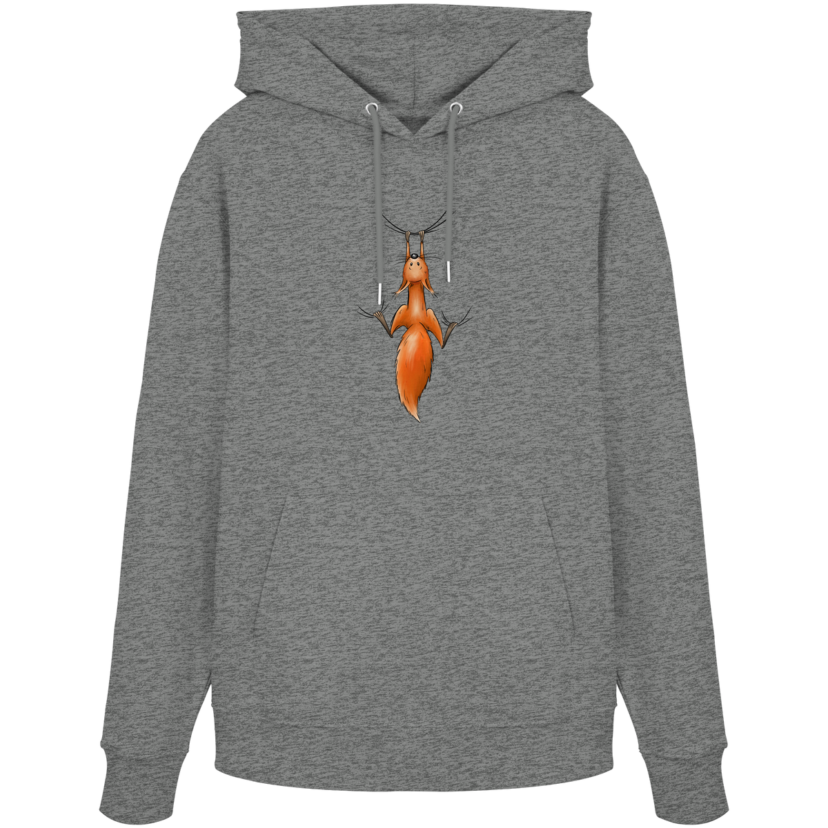 Rotes Eichhörnchen hängt ab - Organic Hoodie
