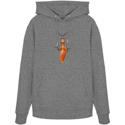 Rotes Eichhörnchen hängt ab - Organic Hoodie