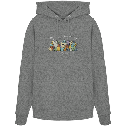 Nope, Nee, Nö Katzen - Organic Hoodie