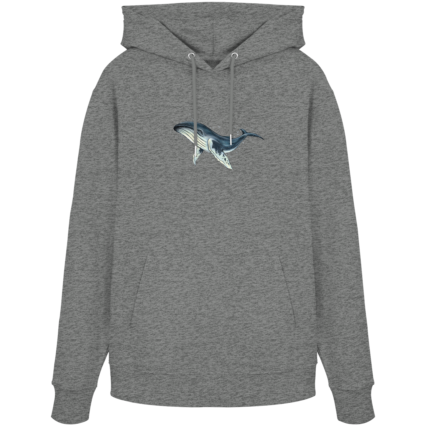 Tiefsee Ozean-Riese Buckelwal - Organic Hoodie