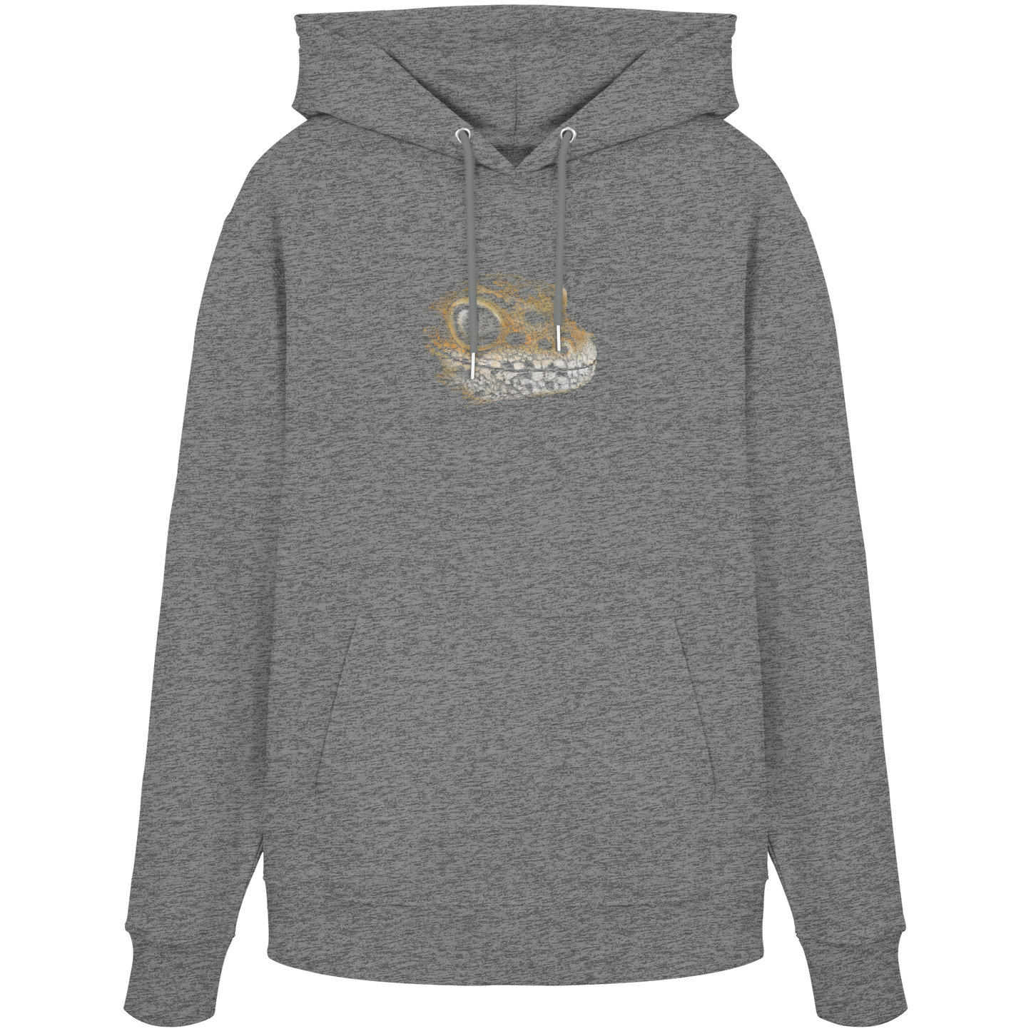 Leopard Gecko Skizze Kritzelkunst - Organic Hoodie