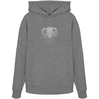 Eule Kritzelkunst Illustration - Organic Hoodie