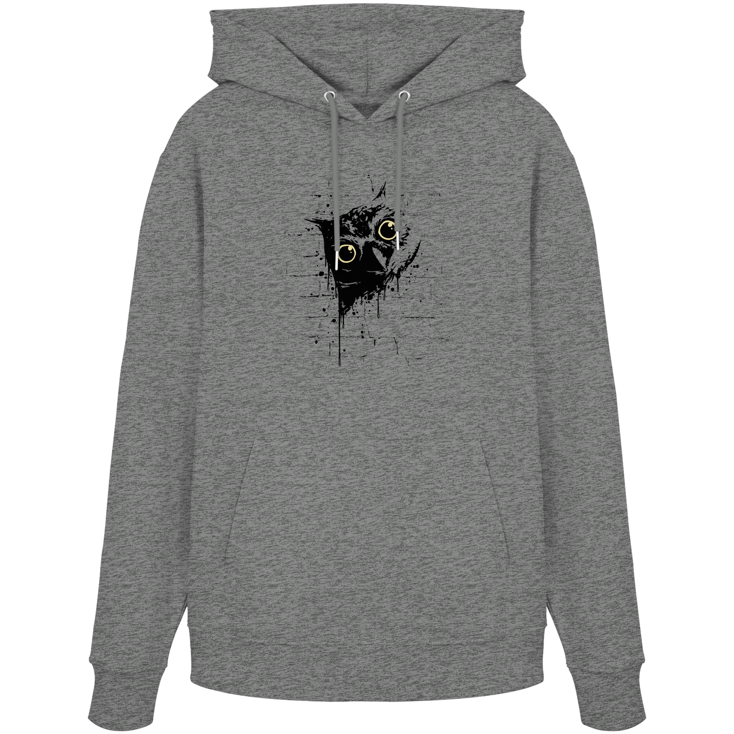 Lässige Street Art Eule - Organic Hoodie