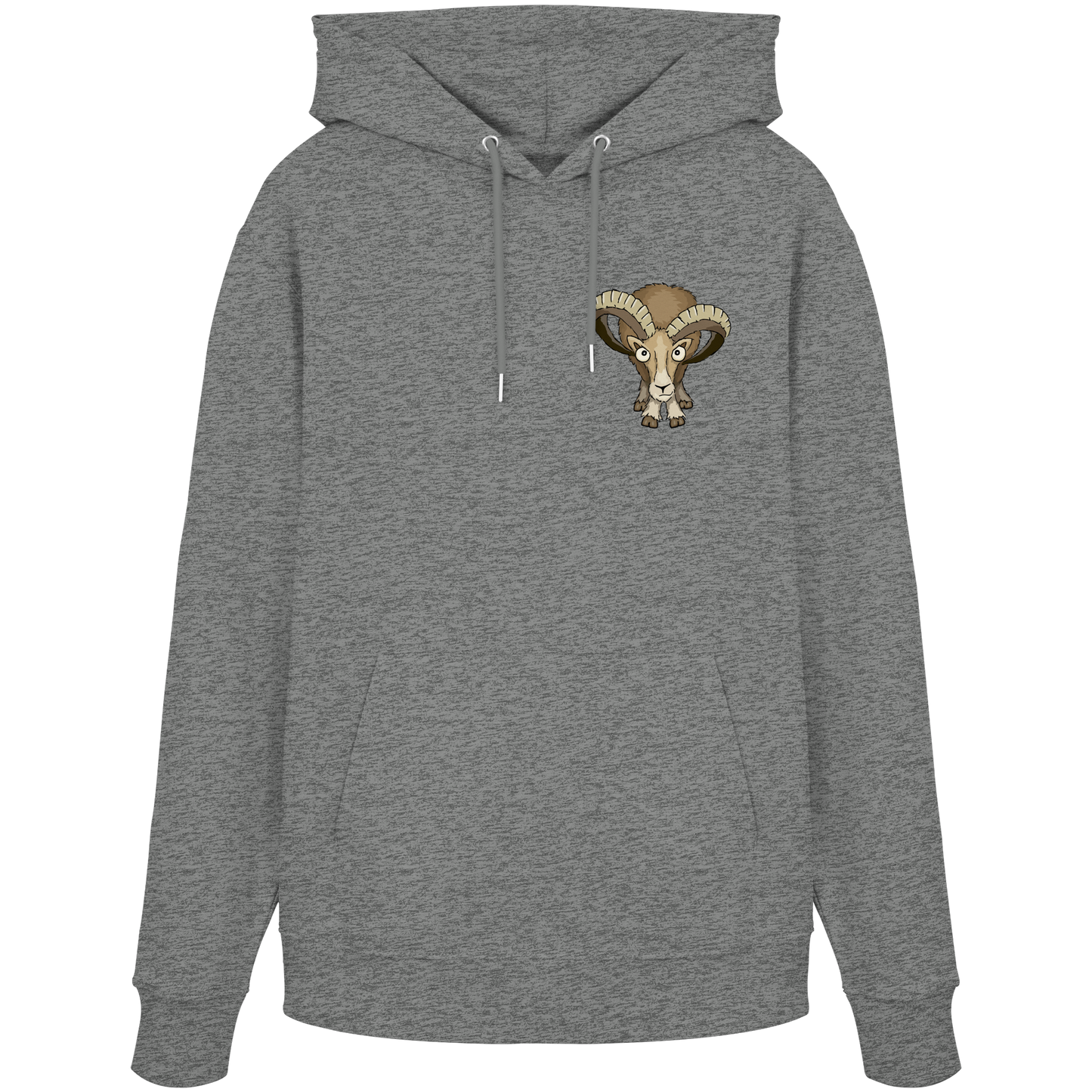 Bockiges Mufflon Widder Schafbock - Organic Hoodie