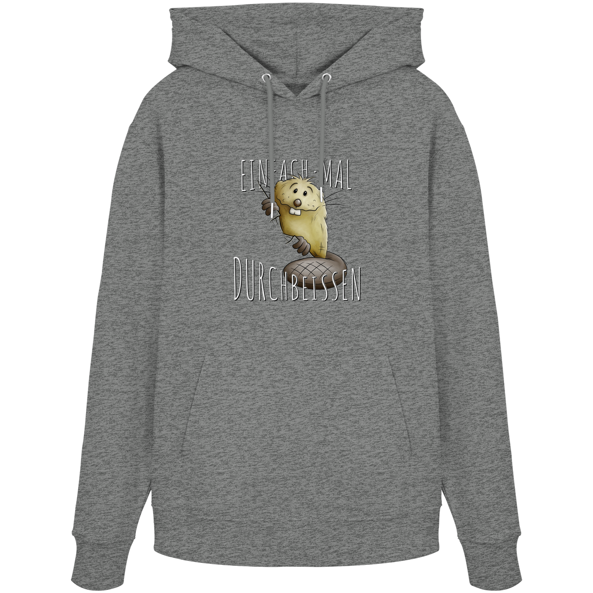 Einfach mal Durchbeissen Biber - Organic Hoodie