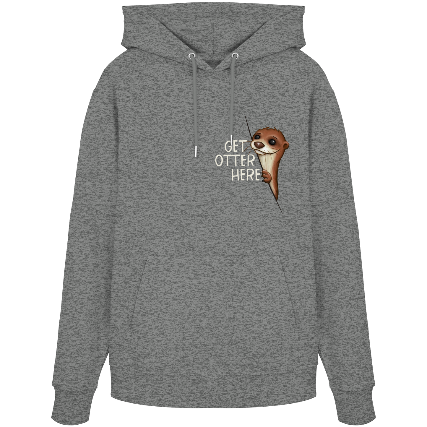 Get Otter Here | Lustiger Otter Kalauer - Organic Hoodie