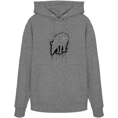 Urban Street Art Tapir Silhouette - Organic Hoodie