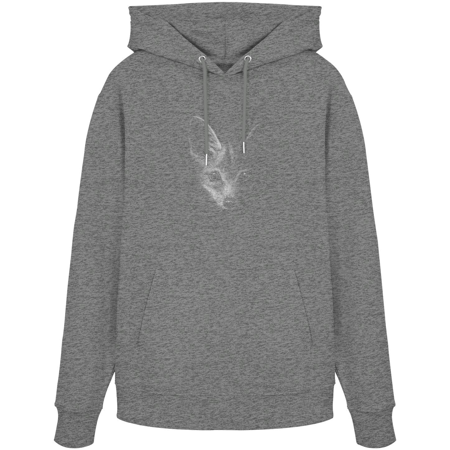 Fuchs Kritzelkunst Illustration - Organic Hoodie