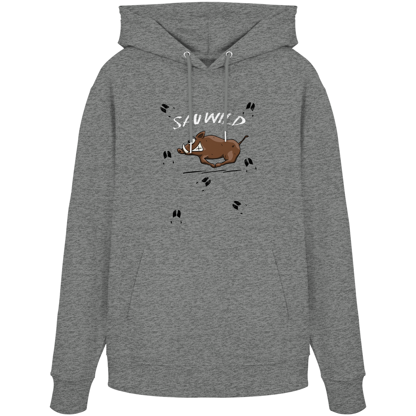 Sauwild wilde Sau | Wildschwein Keiler - Organic Hoodie