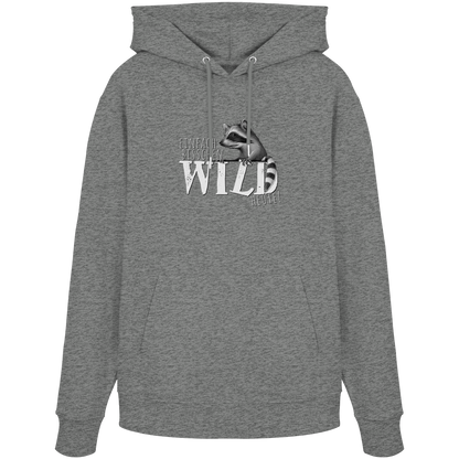 Bisschen wild heute! Waschbär - Organic Hoodie
