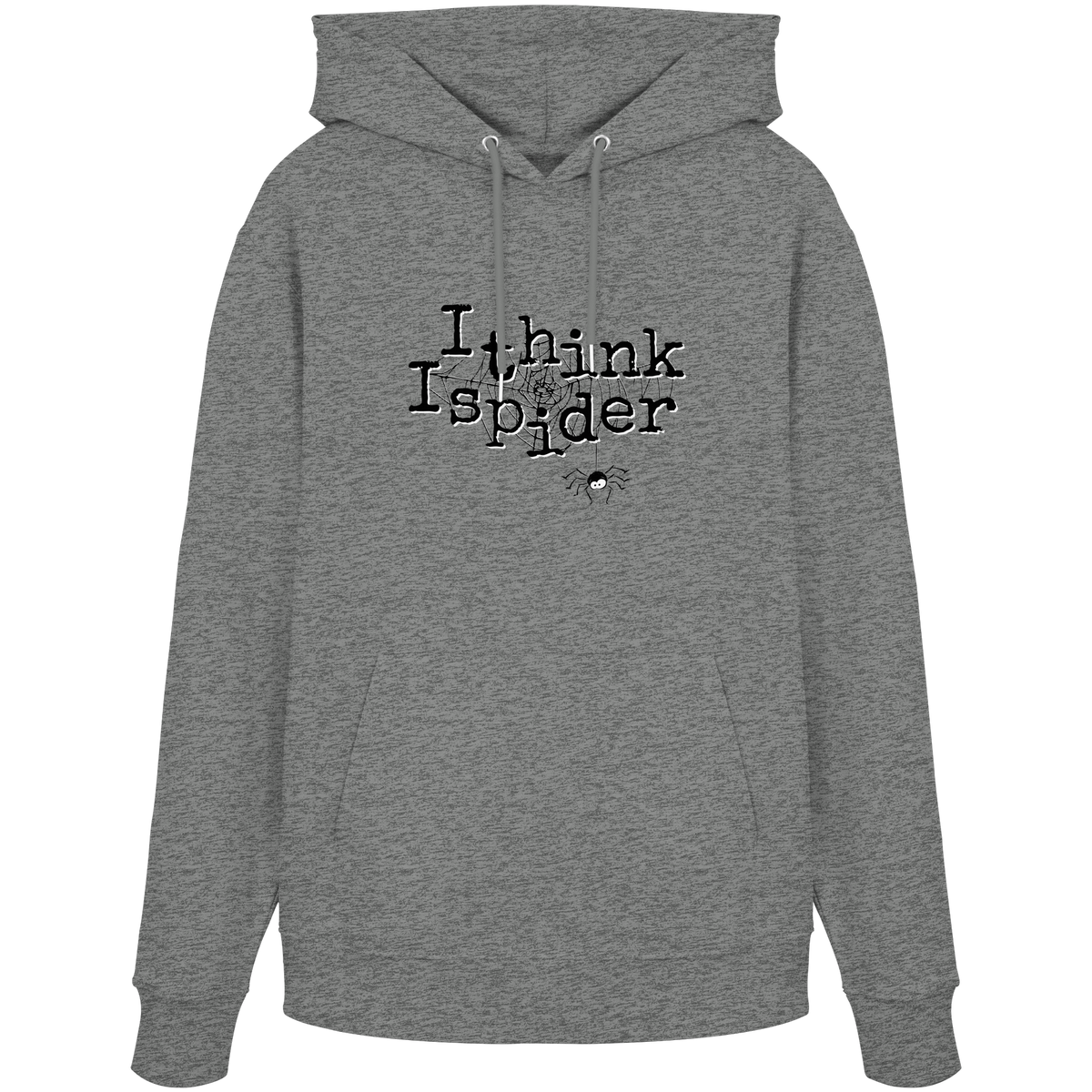 I think I spider - Spinne - Organic Hoodie