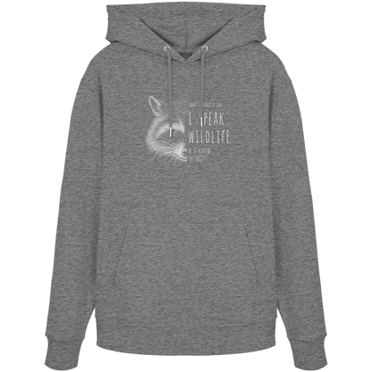 I Speak Wildlife And I Know Waschbär - Organic Hoodie