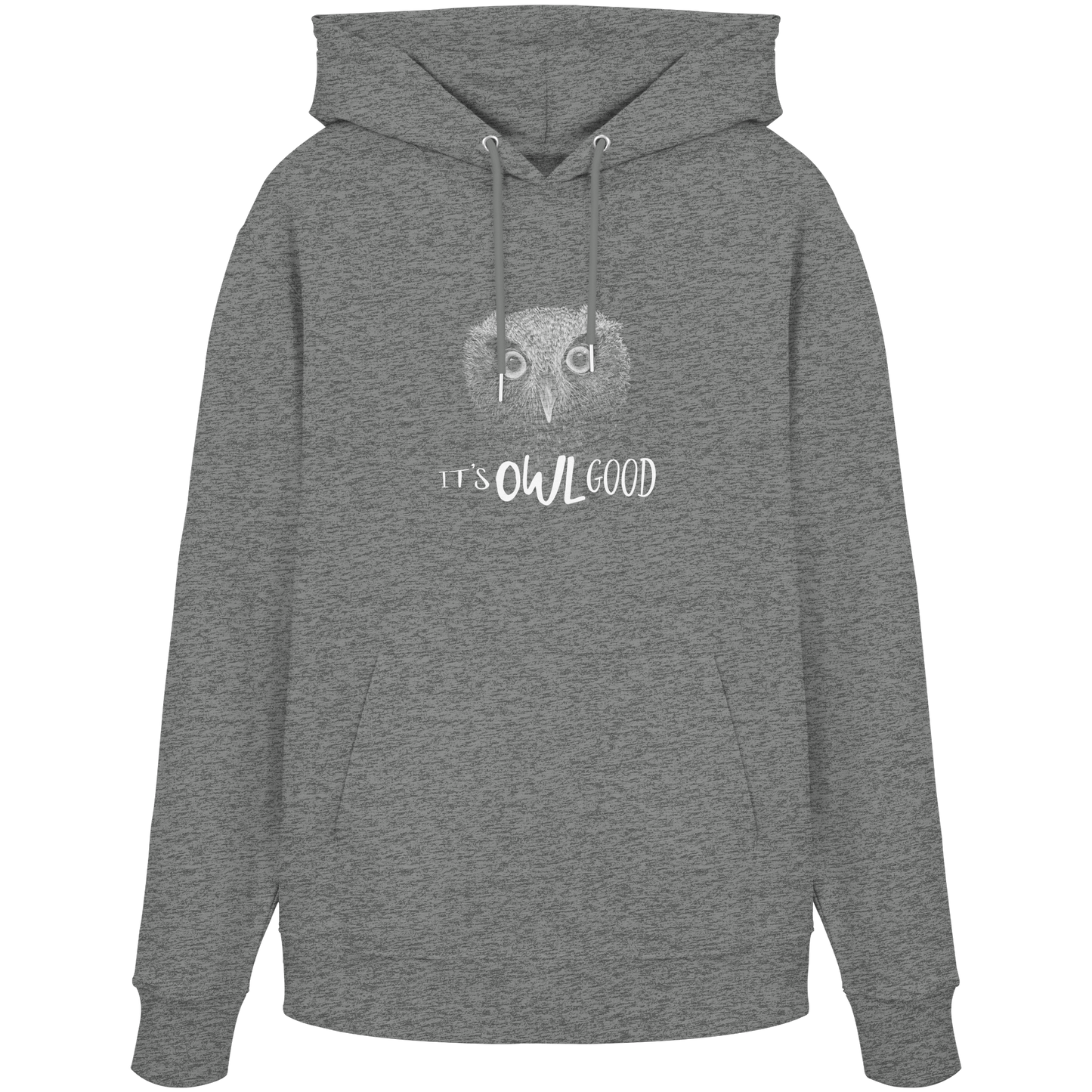 OWL Good | Kritzel-Kunst-Eule - Organic Hoodie