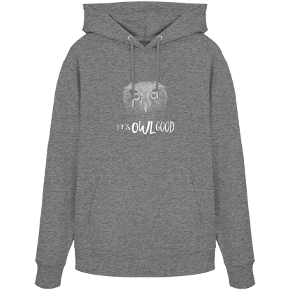 OWL Good | Kritzel-Kunst-Eule - Organic Hoodie