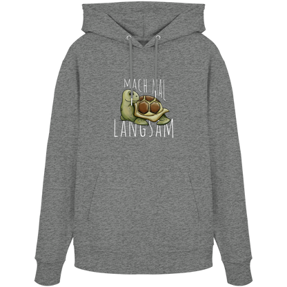 Mach mal langsam Schildkröte - Organic Hoodie