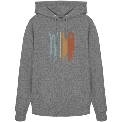 Wild Retro Schriftzug - Organic Hoodie