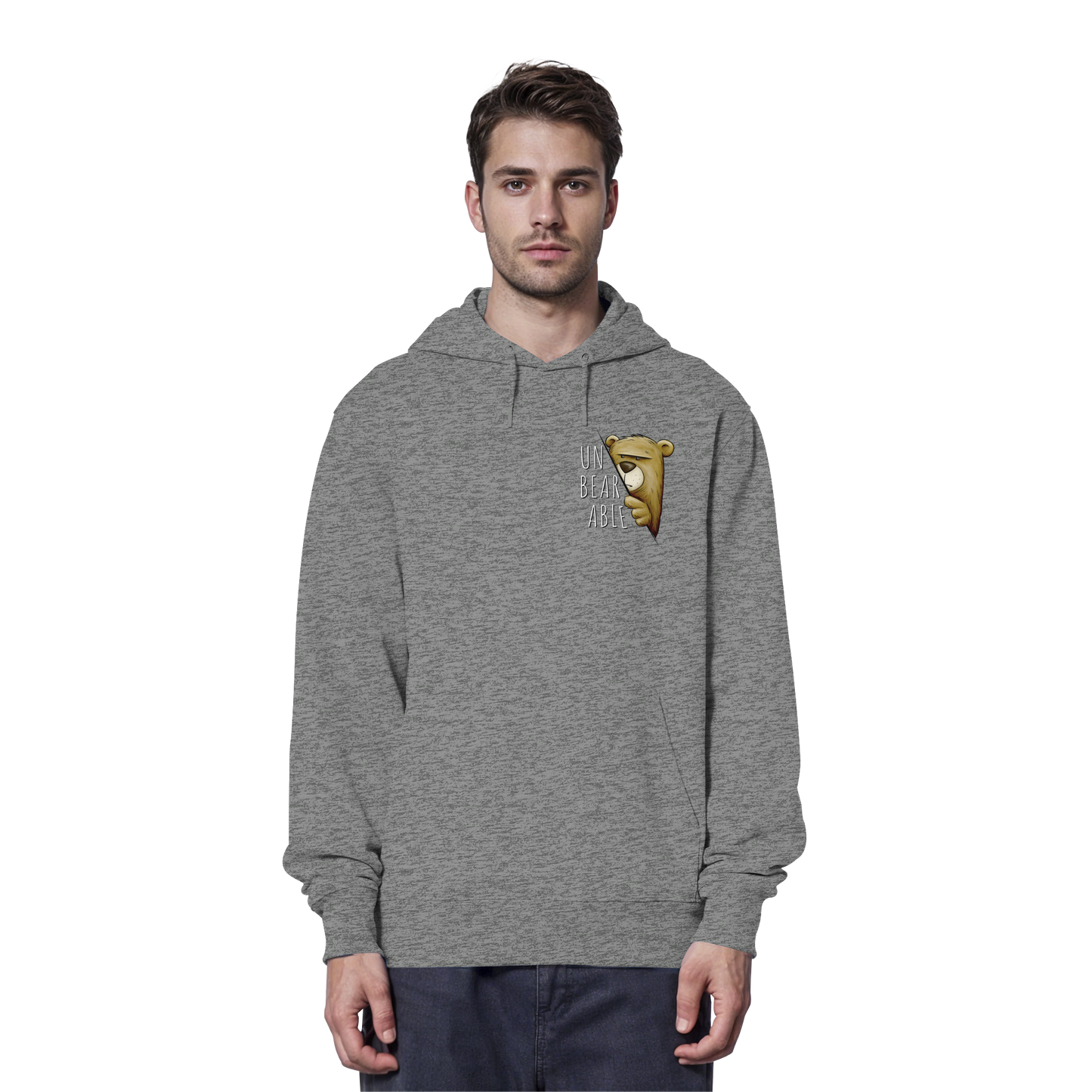 Unbearable – Unerträglich Bär - Organic Hoodie