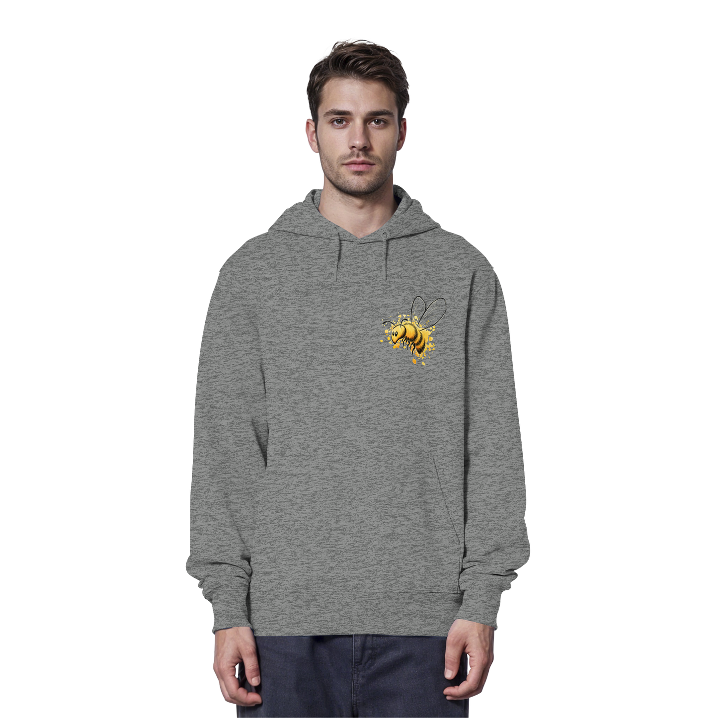 Lässige kleine Honig-Biene - Organic Hoodie